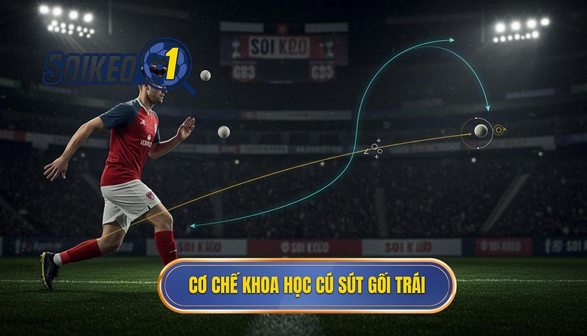 2. Phân tích cơ chế khoa học của cú sút đầu gối trái