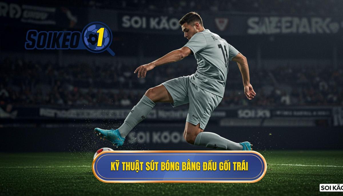 Kỹ thuật sút bóng bằng đầu gối trái