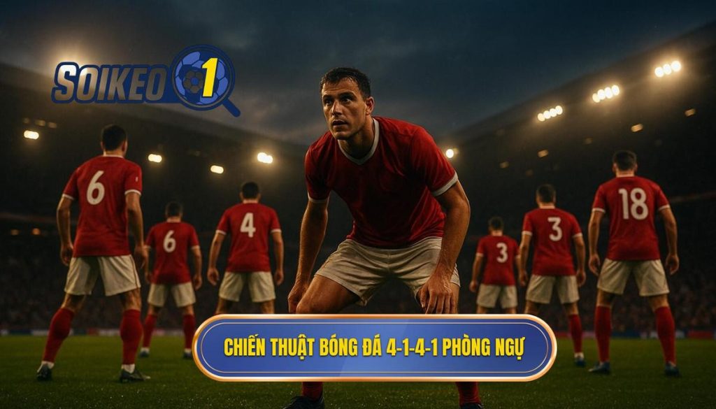 Chiến thuật bóng đá 4-1-4-1 phòng ngự