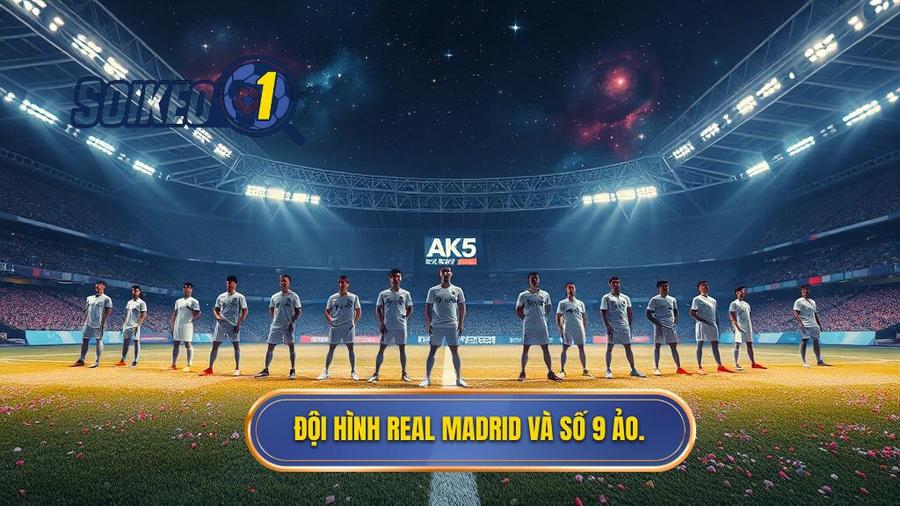 Đội hình Real Madrid và số 9 ảo