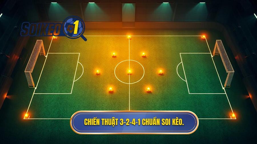 Chiến thuật 3-2-4-1 chuẩn SOI KÈO