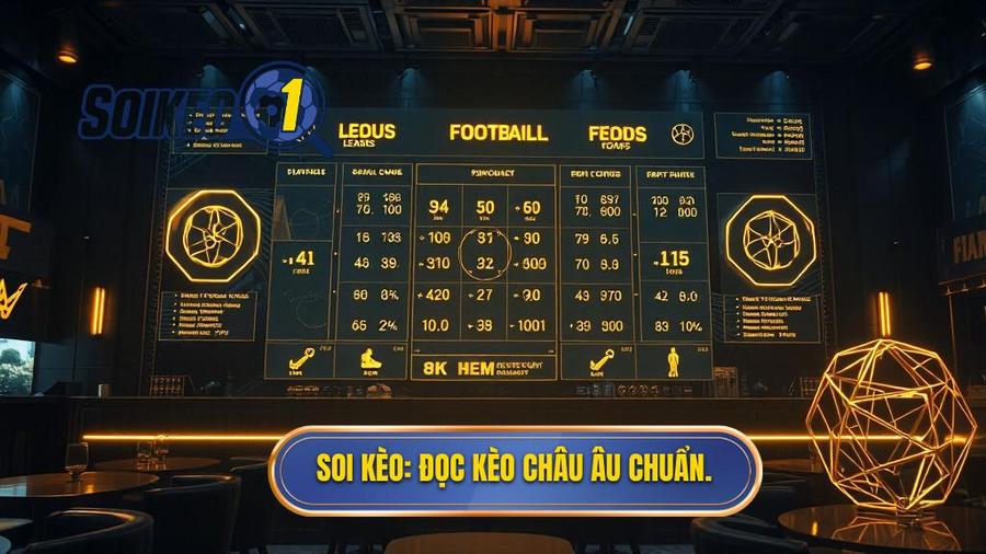 SOI KÈO_ Đọc kèo châu Âu chuẩn
