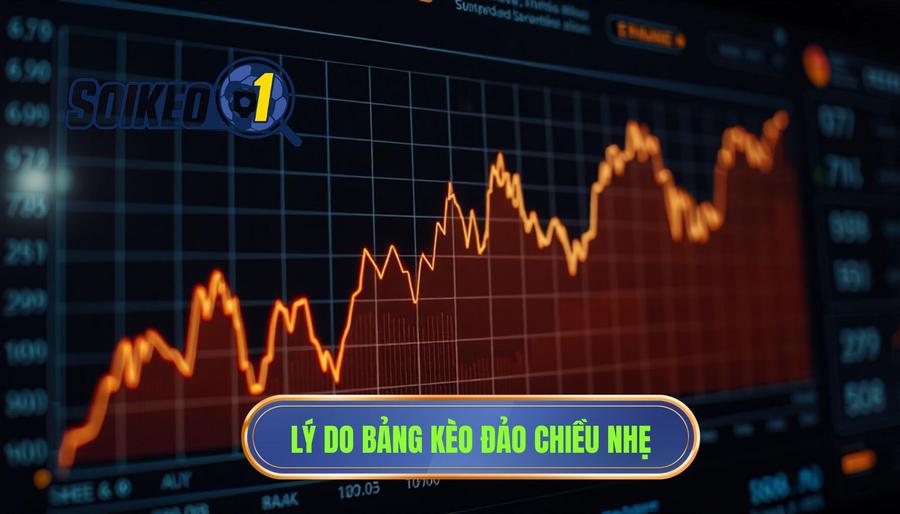 Lý do bảng kèo đảo chiều nhẹ