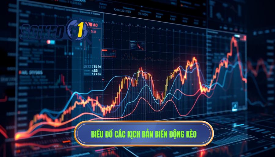 Biểu đồ các kịch bản biến động kèo